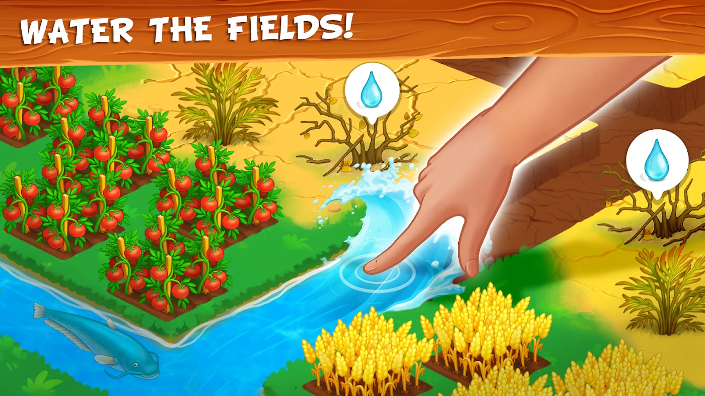 Farm Town: Merge Cozy Village official gameplay frame 2