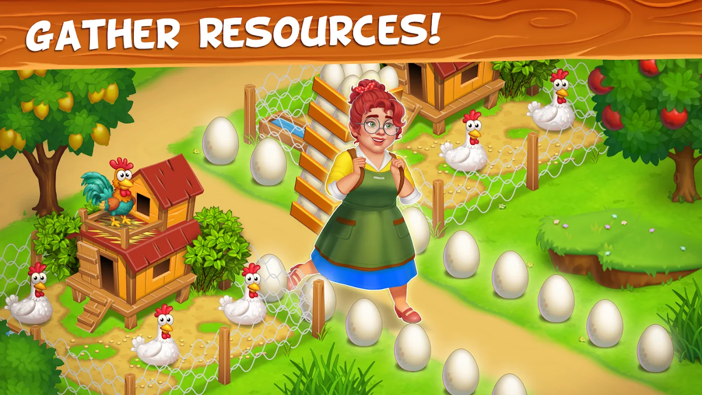 Farm Town: Merge Cozy Village official gameplay frame 3